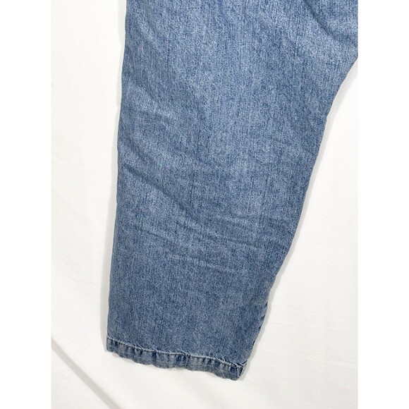 Levi Strauss Signature Carpenter Jeans Mens 38x32 Blue Denim Workwear Pants - Picture 9 of 16
